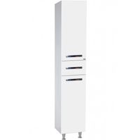 Шкаф пенал Bellezza Рокко 35 4623704090014 Белый — фото 1, Пеналы для ванной комнаты