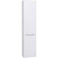 Шкаф пенал Jorno Wood 33 Wood.04.150/P/W подвесной Белый — фото 1, Пеналы для ванной комнаты