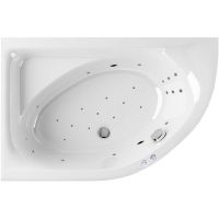 Акриловая ванна Excellent Aquarella 150x100 L WAEX.ARL15.ULTRA.CR с гидромассажем — фото 1, Ванны