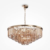 Люстра Maytoni Neoclassic Revero MOD085PL-12G Прозрачная Золото — фото 5, Люстры