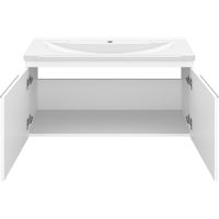 Товар: Тумба с раковиной Brevita Catania 100 УТ000013910 подвесная Белая матовая - фото 3 Тумба с раковиной Brevita Catania 100 УТ000013910 подвесная Белая матовая — фото 3, Мебель для ванной