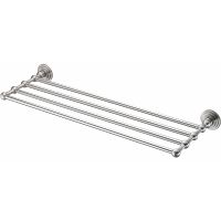 Полка для полотенец WasserKRAFT Ammer K-7011 Хром матовый — фото 1, Полки для полотенец