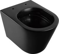 Унитаз Abber Bequem AC1102MB подвесной Черный матовый с сиденьем Микролифт — фото 6, Унитазы