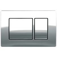 Клавиша смыва Koller Pool Kvadro chrome Хром глянцевый — фото 1, Комплектующие для душевого оборудования