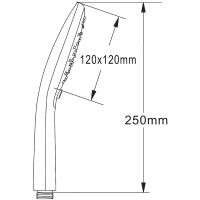 Товар: Ручной душ Agger Marine Хром арт-AHS05 - фото 10 Ручной душ Agger Marine Хром арт-AHS05 — фото 10, Лейки для душа