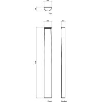 Ствол Европласт 125x2300x250 мм арт-1.16.020 — фото 3, Колонны
