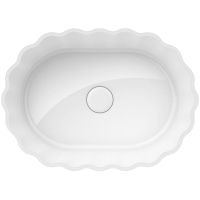 Товар: Раковина Kerama Marazzi Artbasin Conchiglia 50 CC.wb.50\WHT Белая глянцевая - фото 3 Раковина Kerama Marazzi Artbasin Conchiglia 50 CC.wb.50\WHT Белая глянцевая — фото 3, Раковины