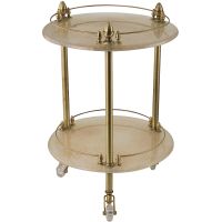 Столик Migliore Elisabetta 17015 на колесиках Бронза — фото 1, Прочие аксессуары и комплектующие