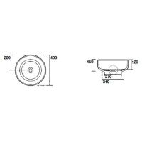 Товар: Раковина-чаша Kerasan Nolita 40 534431 Черная матовая - фото 4 Раковина-чаша Kerasan Nolita 40 534431 Черная матовая — фото 4, Раковины