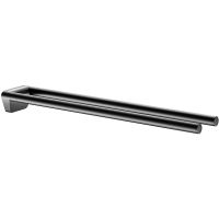 Полотенцедержатель Keuco Collection Reva 12818 370000 двойной Черный матовый — фото 1, Полотенцедержатели