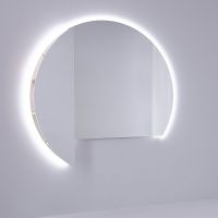 Зеркало Jorno Solis New 106 SolN.02.106/W/JR с подсветкой с бесконтактным выключателем — фото 3, Зеркала в ванную комнату