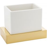 Стакан для зубных щеток Migliore Kvant 30232 Золото — фото 1, Стаканы для зубных щеток