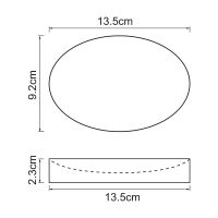 Мыльница WasserKRAFT Neime K-1929 Черная Белая — фото 4, Мыльницы