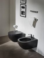 Товар: Биде Flaminia App AP218CAR подвесное Carbone - фото 2 Биде Flaminia App AP218CAR подвесное Carbone — фото 2, Биде