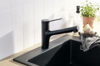 Товар: Смеситель для кухни Hansgrohe Zesis M33 74800670 Черный матовый - фото 4 Смеситель для кухни Hansgrohe Zesis M33 74800670 Черный матовый — фото 4, Смесители для кухни