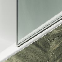Товар: Шторка на ванну Maybah Glass MGV-605-6 400x1400 поворотная на монопетле Черный стекло сатиновое - фото 6 Шторка на ванну Maybah Glass MGV-605-6 400x1400 поворотная на монопетле Черный стекло сатиновое — фото 6, Неподвижные шторки для ванной