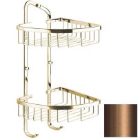 Полка корзина Art&Max AM-G-8962-Br Бронза — фото 1, Полки для ванной и душа