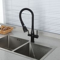 Смеситель для кухни Gappo G4399-66 Черный матовый — фото 21, Смесители для кухни