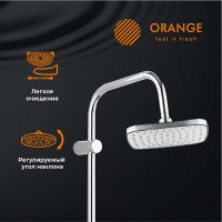 Товар: Душевая система Orange Merci M13-944cr Хром - фото 19 Душевая система Orange Merci M13-944cr Хром — фото 19, Душевое оборудование. Душевая программа