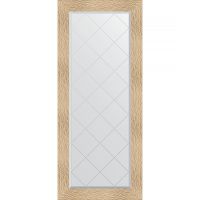 Зеркало Evoform Exclusive-G 156х66 BY 4150 с гравировкой в багетной раме - Золотые дюны 90 мм — фото 1, Мебель для ванной