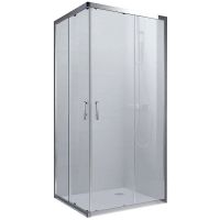 Душевой уголок Koller Pool Aqua Line 90X90 G90SG профиль Хром стекло матовое — фото 1, Душевые уголки