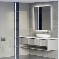 Зеркало Abber See 60 AG6103S-0.6 с подсветкой с сенсорным выключателем и диммером — фото 2, Зеркала в ванную комнату