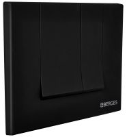 Комплект унитаза с инсталляцией Berges Floe Rimless 043230 с сиденьем Микролифт и Черной клавишей смыва — фото 7, Комплекты унитаз + инсталляция