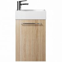 Тумба под раковину Creto Pollino 37 15-1418-1419S подвесная Soft — фото 1, Мебель для ванной