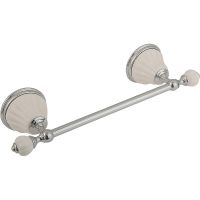 Полотенцедержатель Migliore Olivia 17499 Хром Белый — фото 1, Полотенцедержатели