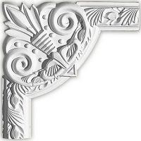 Угловой элемент Decomaster 98102-1 18x255x255 мм — фото 1, Молдинги