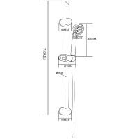Душевой гарнитур Orange OneLife OL11w Белый — фото 8, Душевые гарнитуры