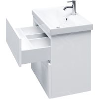 Товар: Тумба под раковину Bellezza Жаклин 65 4636410110013 подвесная Белая - фото 2 Тумба под раковину Bellezza Жаклин 65 4636410110013 подвесная Белая — фото 2, Мебель для ванной