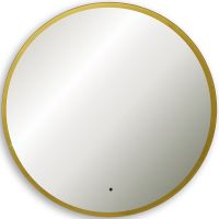 Зеркало Silver Mirrors Monaco 100 LED-00002767 с подсветкой Золото с бесконтактным выключателем и диммером — фото 1, Мебель для ванной