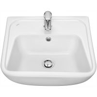 Товар: Раковина Santek Лонги 45 1WH501753 Белая - фото 2 Раковина Santek Лонги 45 1WH501753 Белая — фото 2, Раковины напольные