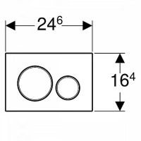 Товар: Клавиша смыва Geberit Sigma 20 NEW 115.882.JT.1 Белая - фото 2 Клавиша смыва Geberit Sigma 20 NEW 115.882.JT.1 Белая — фото 2, Кнопки смыва