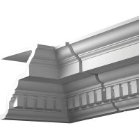 Внутренний угол Европласт 4.01.222 395x280x395 мм — фото 1, Фасадный декор