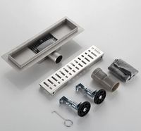 Товар: Душевой лоток Gappo G83007-3 с решеткой Сатин - фото 14 Душевой лоток Gappo G83007-3 с решеткой Сатин — фото 14, Душевые лотки