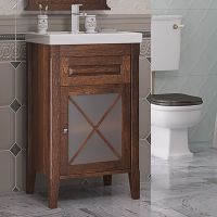 Тумба под раковину Opadiris Палермо 50 R 00-00002360 Светлый орех — фото 2, Мебель для ванной