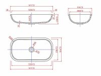 Товар: Раковина Montebianco Loreto Sesto 57 13217 Белая матовая - фото 5 Раковина Montebianco Loreto Sesto 57 13217 Белая матовая — фото 5, Раковины встраиваемые снизу