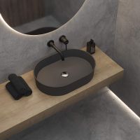 Товар: Раковина-чаша Berges Ego SL 55 181212 Антрацит матовый - фото 3 Раковина-чаша Berges Ego SL 55 181212 Антрацит матовый — фото 3, Раковины накладные