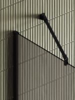 Душевая перегородка Maybah Glass MGD-728-6ш 790x1950 в широком профиле Черный стекло бронзовое матовое — фото 7, Душевые перегородки