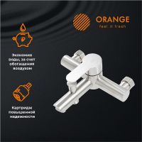 Товар: Смеситель для ванны Orange Steel M99-100ni Никель - фото 6 Смеситель для ванны Orange Steel M99-100ni Никель — фото 6, Смесители