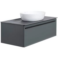 Товар: Тумба под раковину La Fenice Elba 100 FNC-01-ELB-G-100 подвесная Серая матовая - фото 2 Тумба под раковину La Fenice Elba 100 FNC-01-ELB-G-100 подвесная Серая матовая — фото 2, Тумбы под раковину