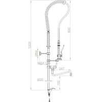 Смеситель для кухни Nofer 07102M.CC Хром — фото 2, Смесители для кухни