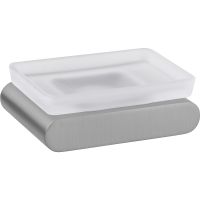 Мыльница Remer Lounge LN10NPO Никель матовый брашированный — фото 1, Мыльницы