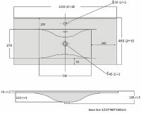 Тумба с раковиной SanVit Сити 120 ksity120 в цвете Ral подвесная Белая глянцевая — фото 8, Мебель для ванной