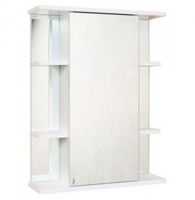 Зеркальный шкаф Onika Глория 60 У Белый — фото 1, Зеркальные шкафы в ванную