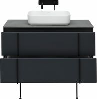 Тумба под раковину Allen Brau Reality 100 1.32007.AM подвесная Антрацит матовый — фото 18, Тумбы под раковину