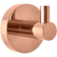 Крючок Rav Slezak Colorado COA0100ZRL Розовый золотистый глянцевый — фото 1, Крючки для полотенец