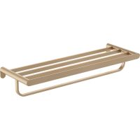 Полка для полотенец Nofer Verona 16843.G Золото матовое — фото 1, Полки для полотенец